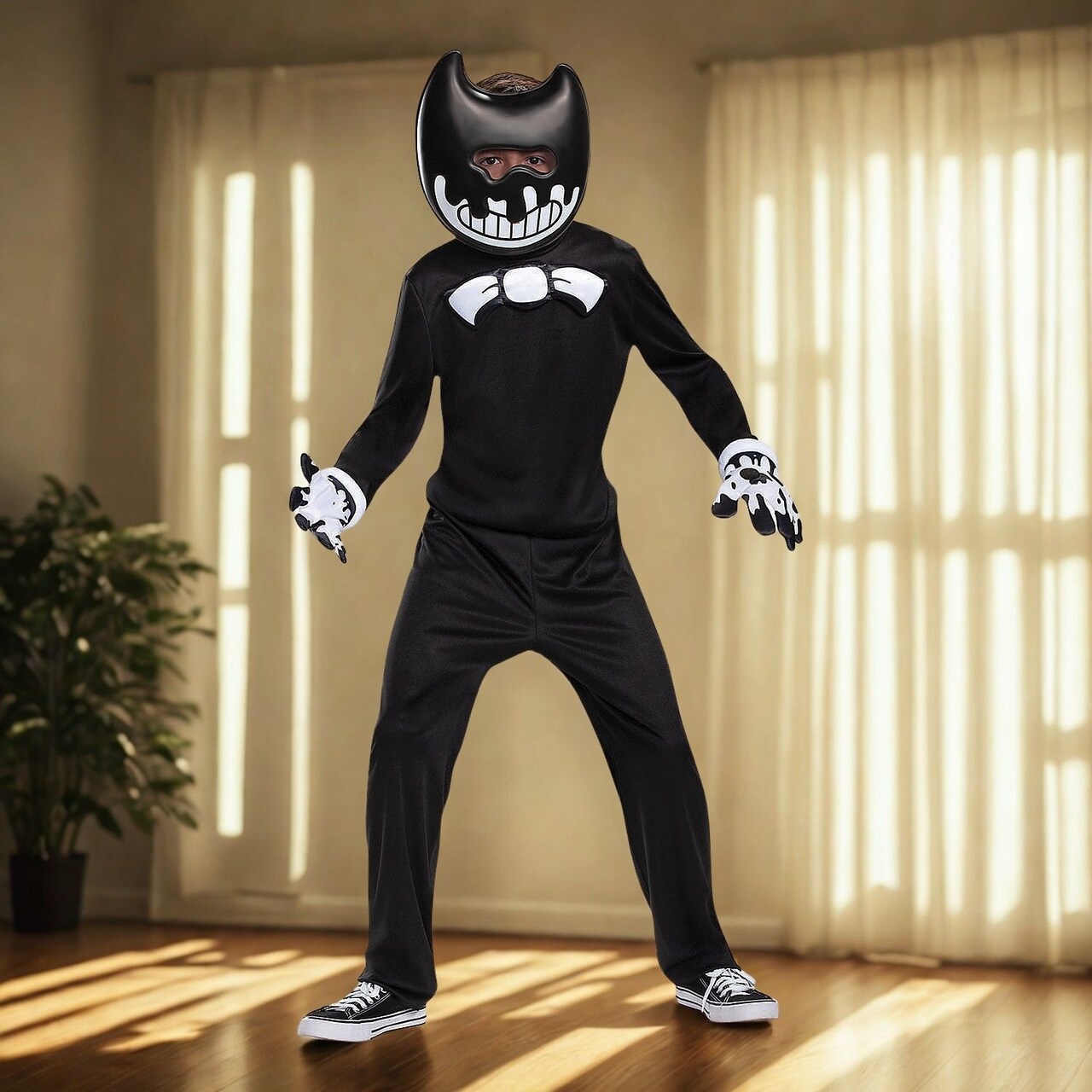 Ink Bendy Classic Costume for Kids Scary Halloween Dress Up Fun